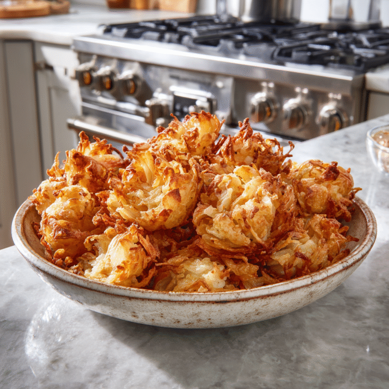 Air Fryer Crispy Mini Blooming Onions