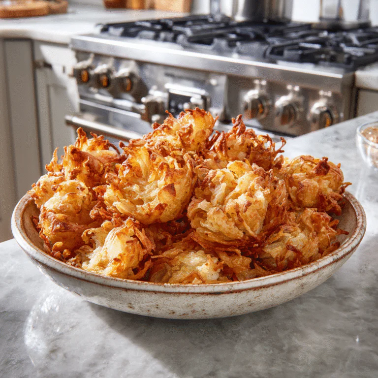 Air Fryer Crispy Mini Blooming Onions