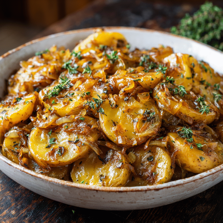 Amish Savory Onion Potatoes