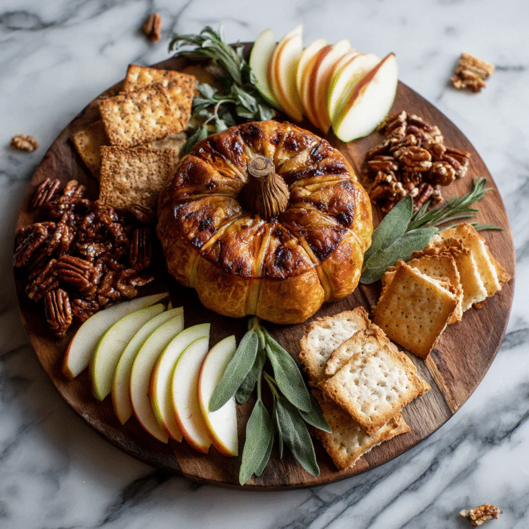 Autumn Pumpkin Baked Brie