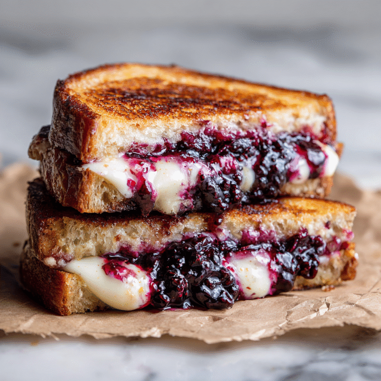 Blackberry Brie Grilled Cheese