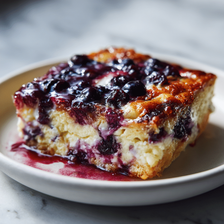 Blueberry Buttermilk Pancake Casserole