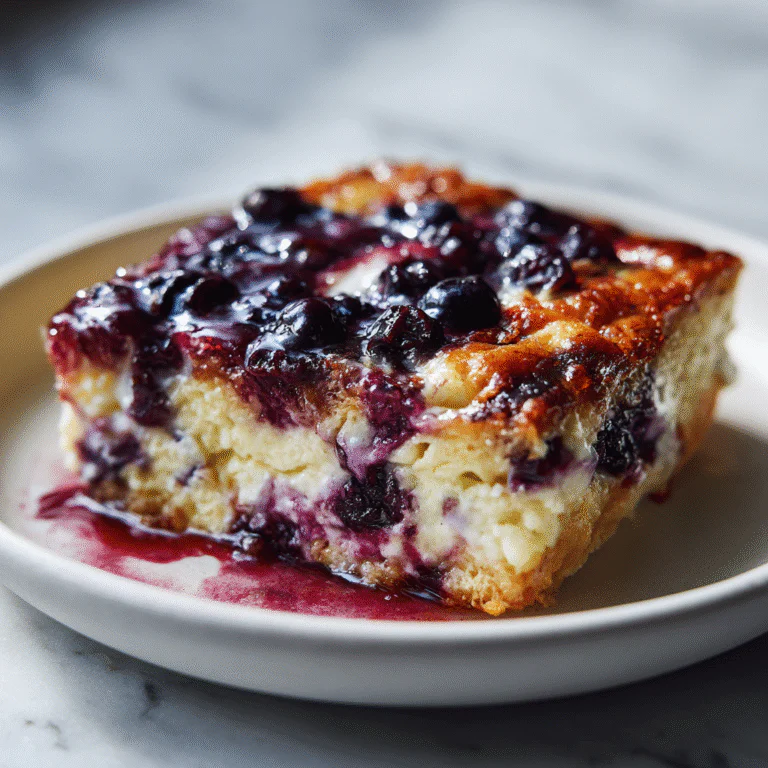 Blueberry Buttermilk Pancake Casserole