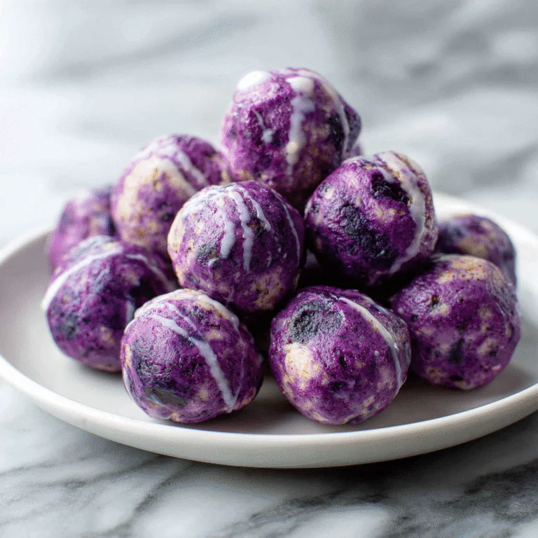 Blueberry Cheesecake Protein Bites