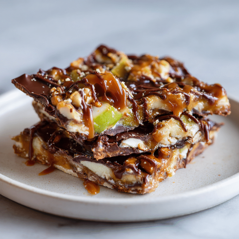 Caramel Apple Bark Dessert