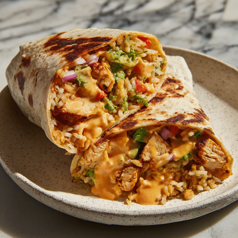 Chipotle Ranch Grilled Chicken Burrito
