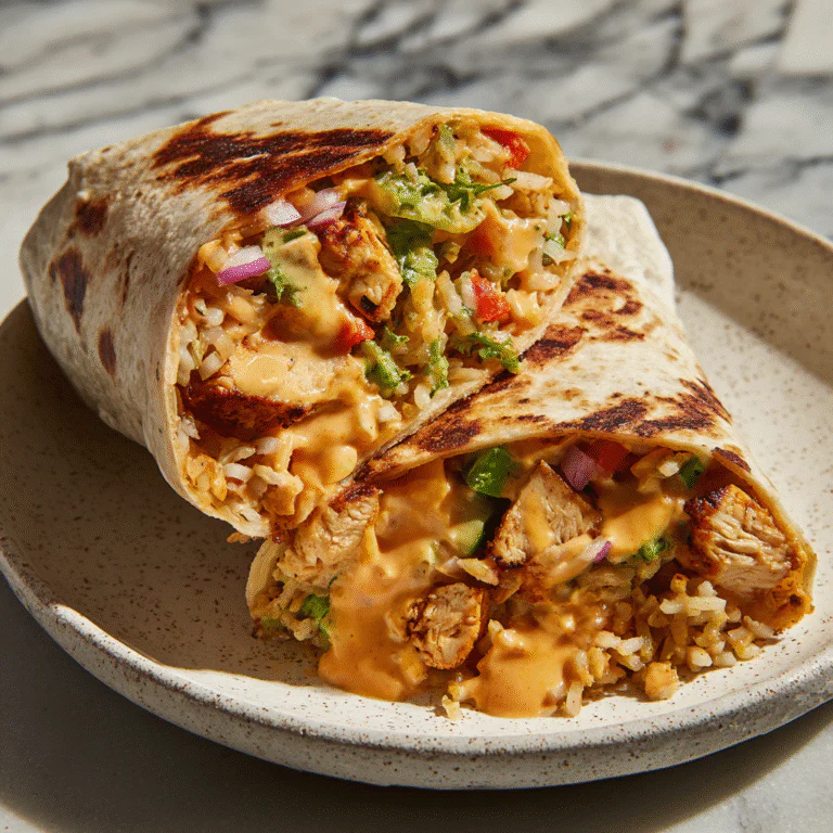 Chipotle Ranch Grilled Chicken Burrito