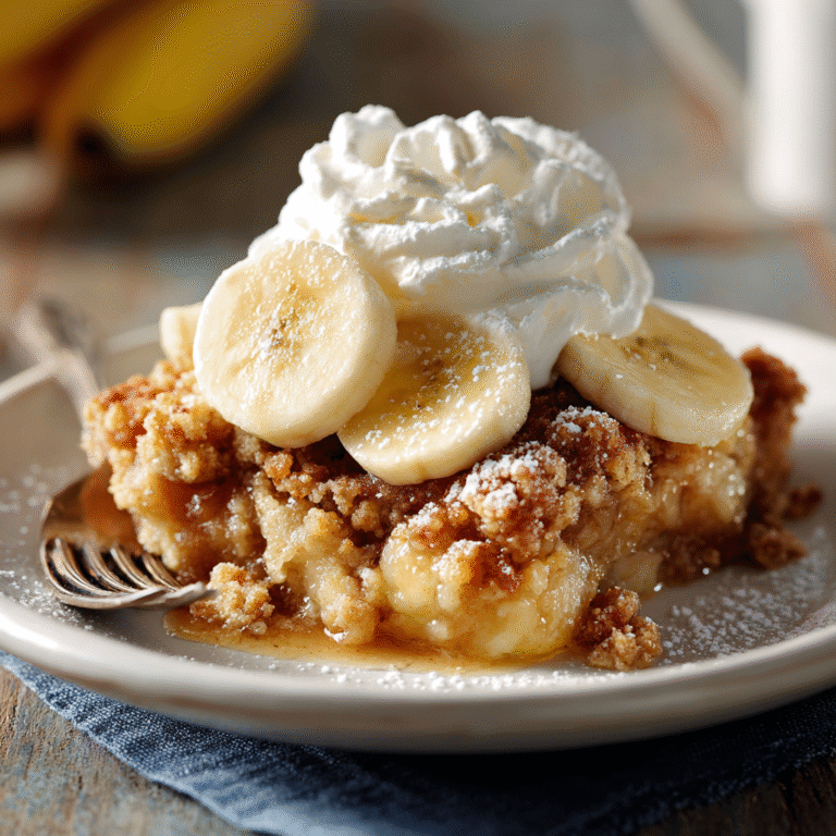 Classic Banana Cobbler