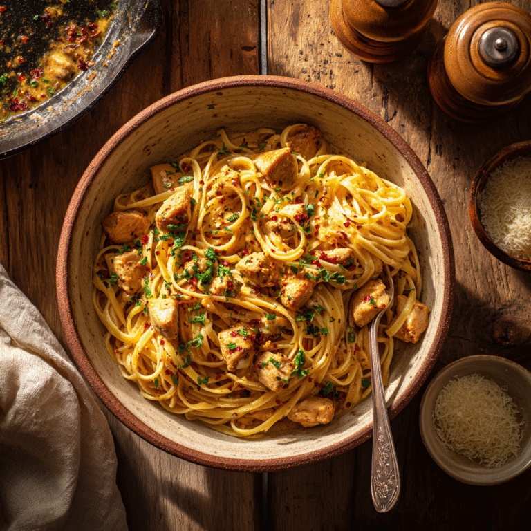 Cowboy Butter Chicken Linguine