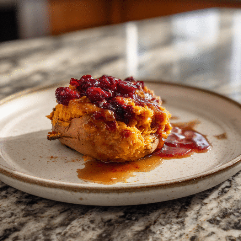 Cranberry Apple Sweet Potato Delight