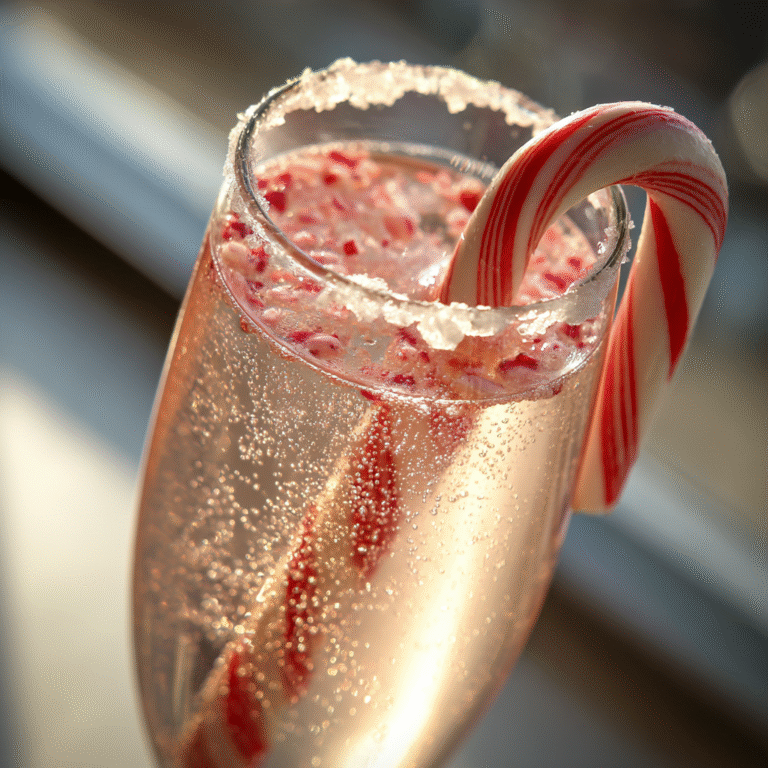 Cranberry Pomegranate Champagne Cocktail