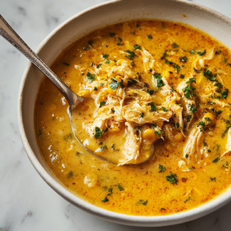 Crockpot Chicken Corn Chowder