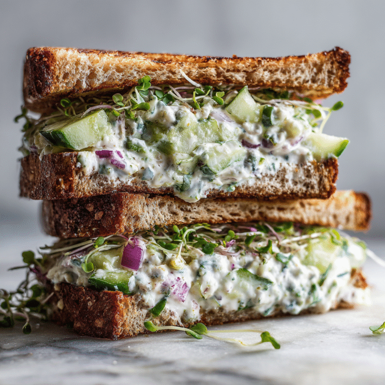 Cucumber Dill Sandwich