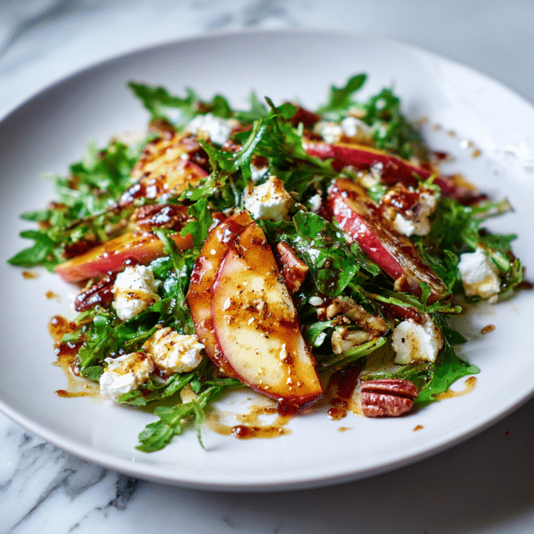 Fall Apple Arugula Salad
