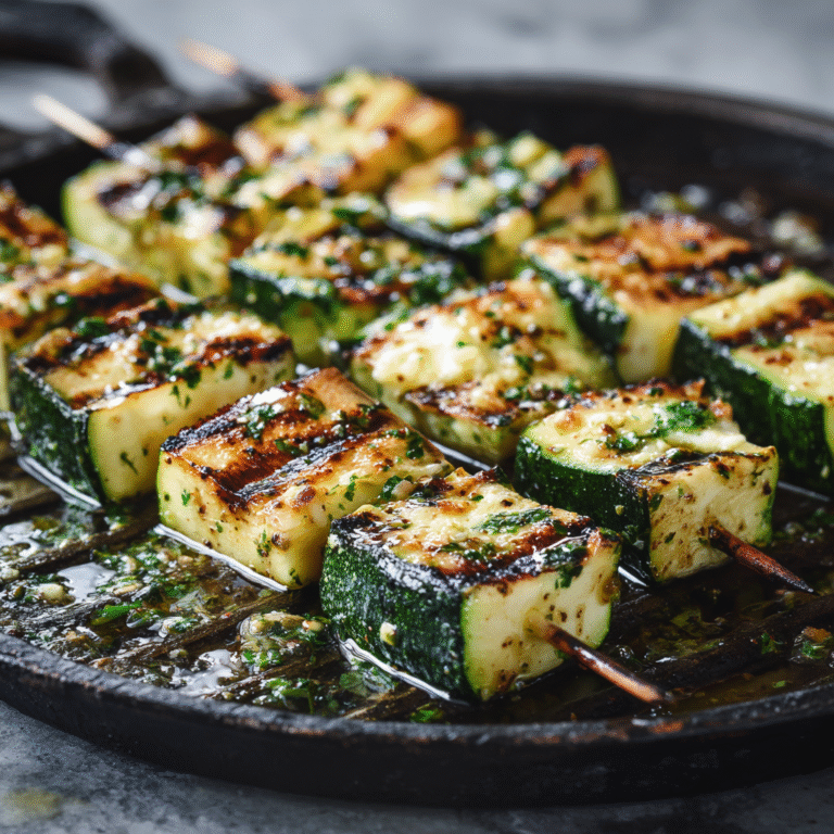 Garlic Butter Zucchini Grill