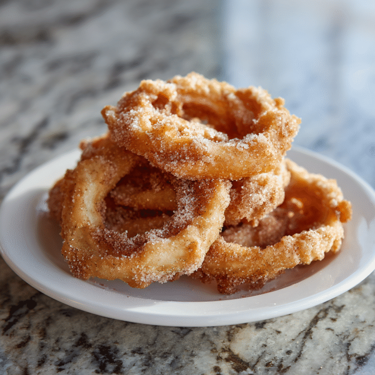 Golden Fried Apple Rings