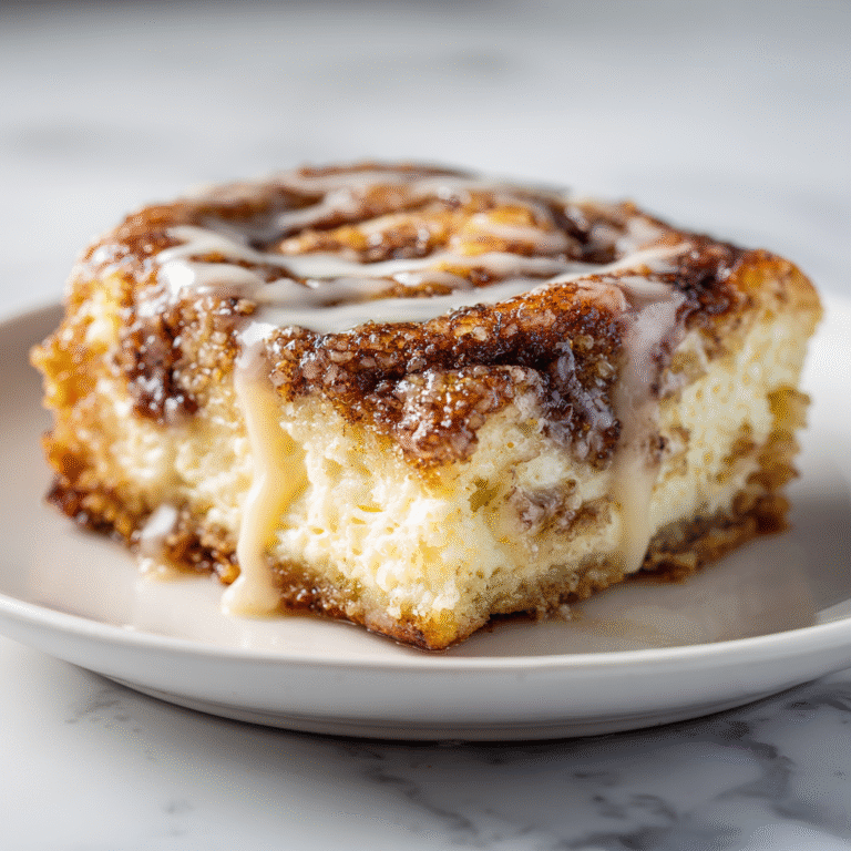 Gooey Cinnamon Roll Bars