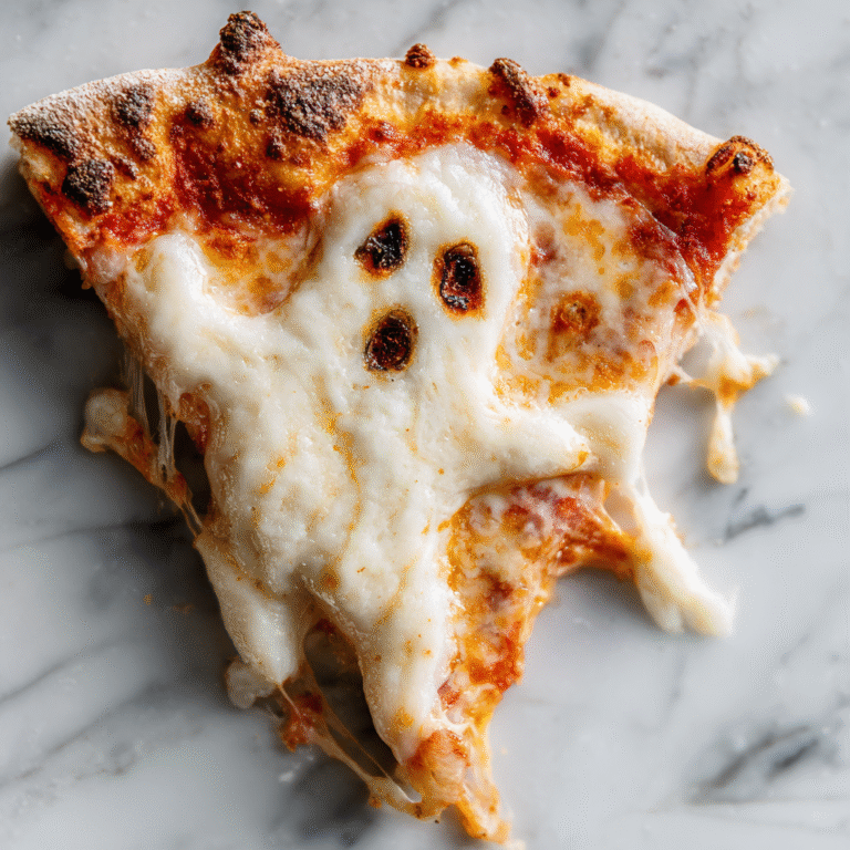 Halloween Ghost Pizza