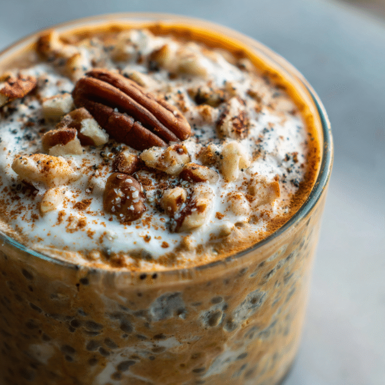 High Protein Pumpkin Overnight Oats