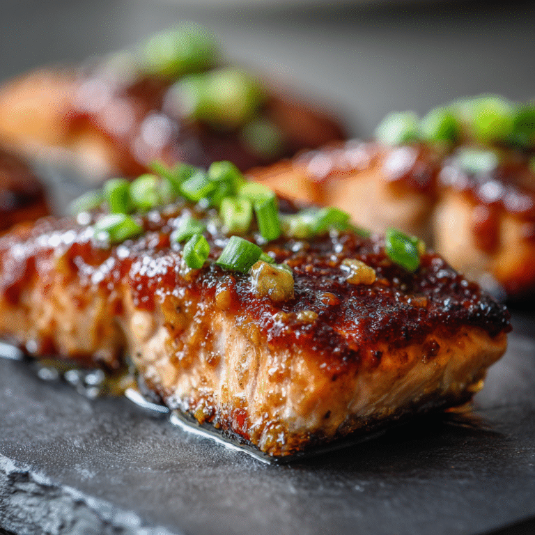 Honey Mustard Glazed Salmon