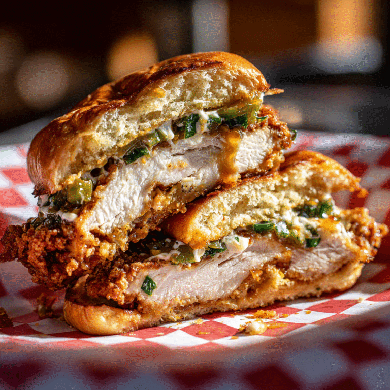 Spicy Honey Fried Chicken Sandwich