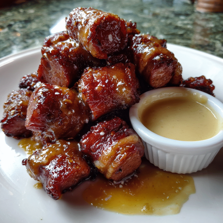 Mustard Kielbasa Bites