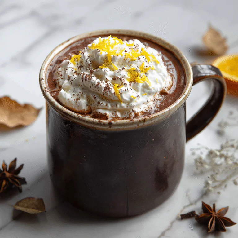 Orange Hot Chocolate