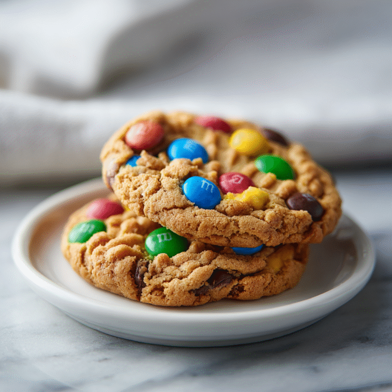Peanut Butter M&M Cookies