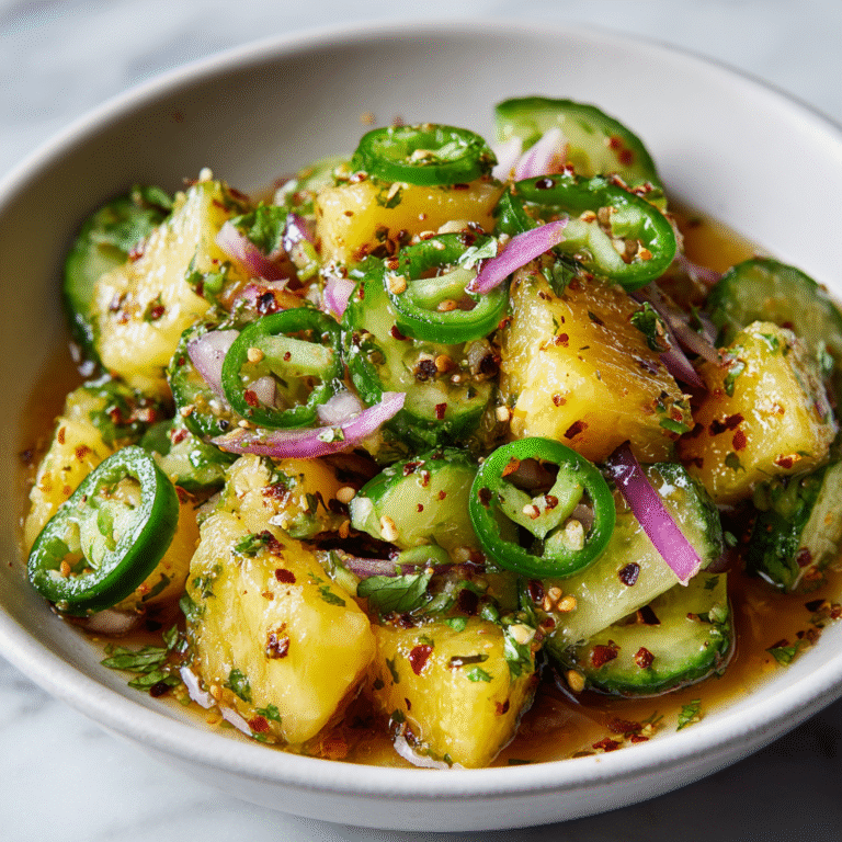 Pineapple Cucumber Salad