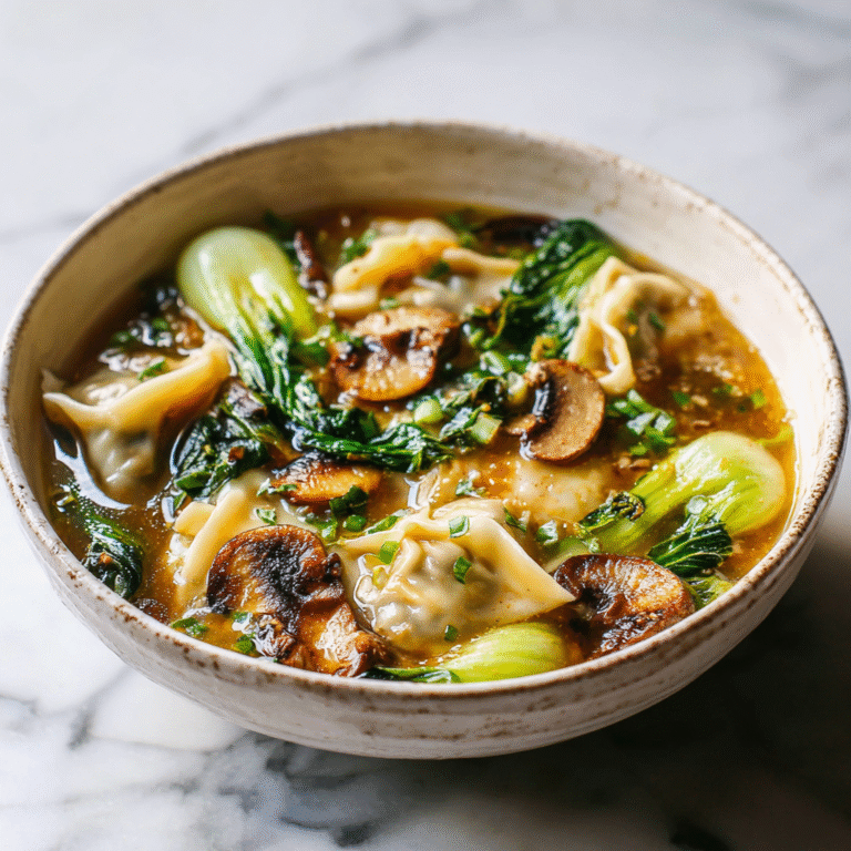 Quick Potsticker Soup