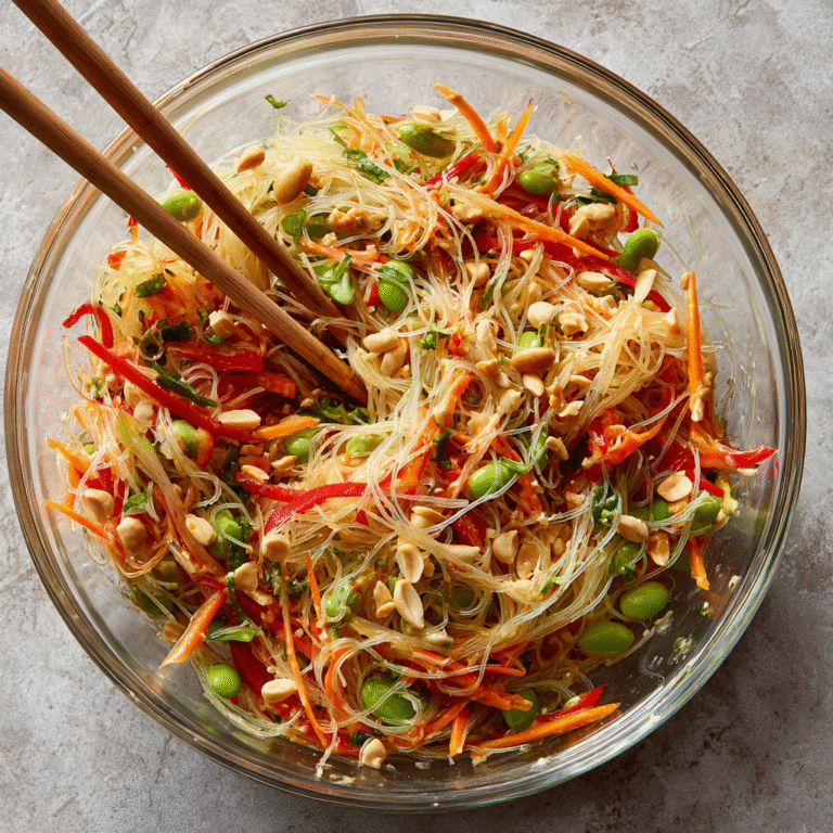 Spicy Ginger Spring Roll Salad