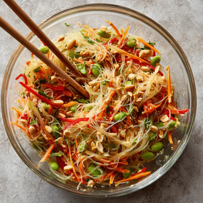 Spicy Ginger Spring Roll Salad