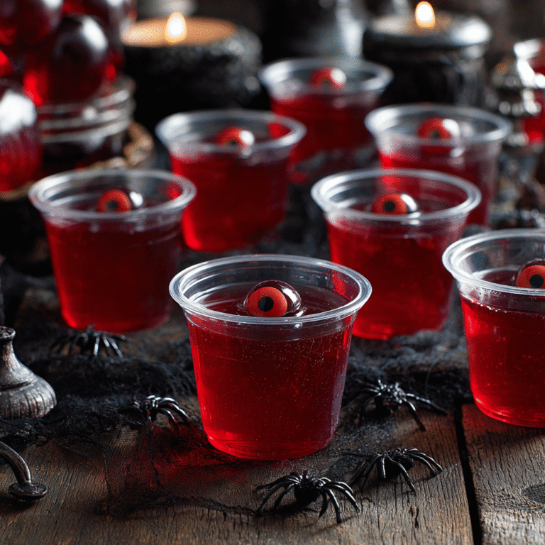 Spooky Eyeball Jell-O Shots