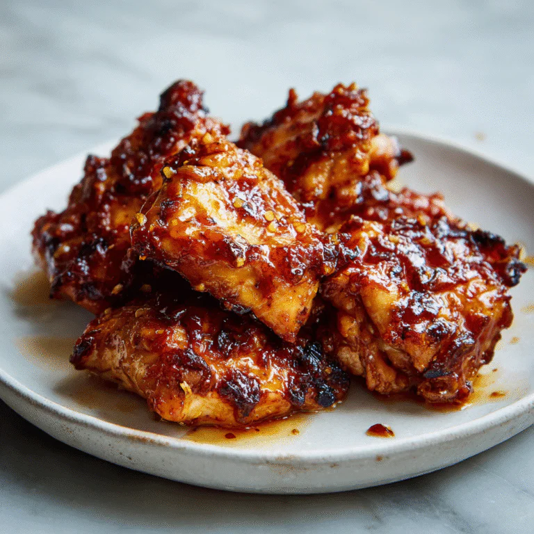 Sticky Cranberry Orange Chicken