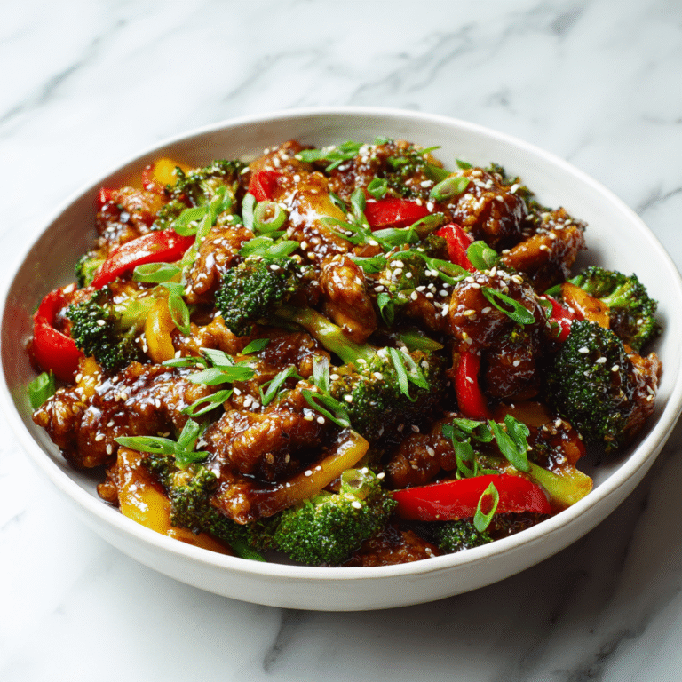 Sticky Sesame Chicken Stir-Fry