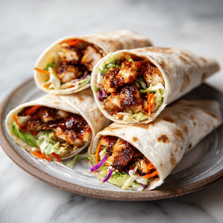 Sweet Chili Chicken Wraps Recipe
