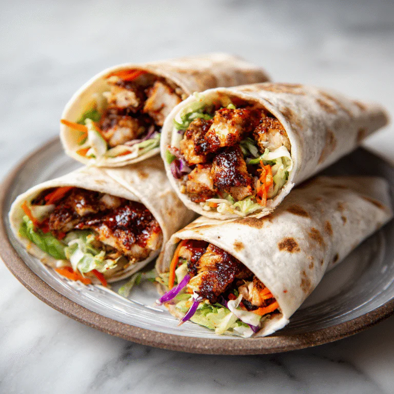 Sweet Chili Chicken Wraps Recipe