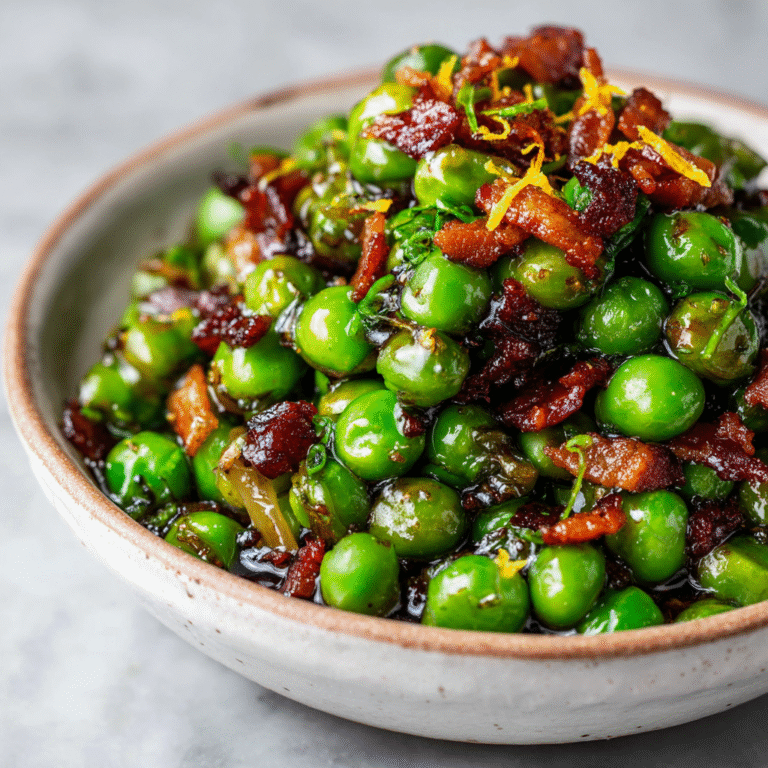 Thanksgiving Peas & Pancetta