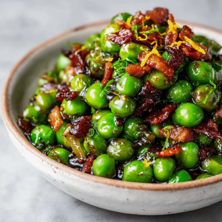 Thanksgiving Peas & Pancetta