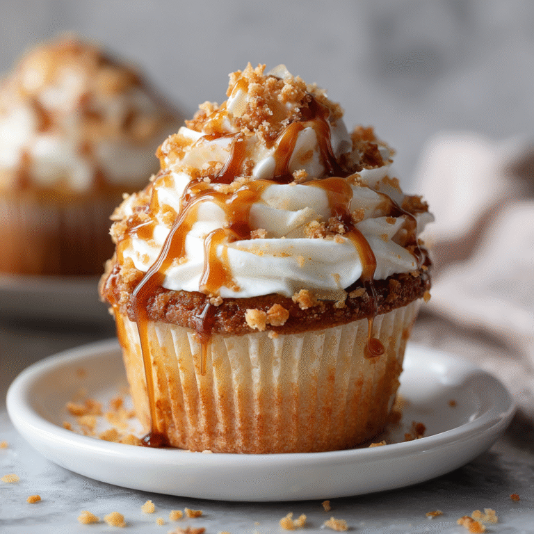Toffee Crunch Cupcakes