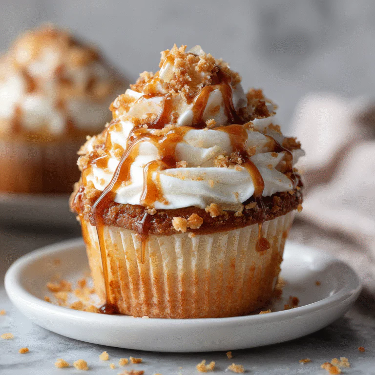 Toffee Crunch Cupcakes