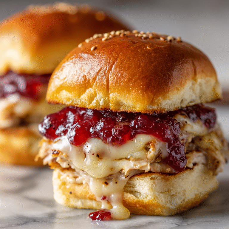 Turkey Cranberry Sliders