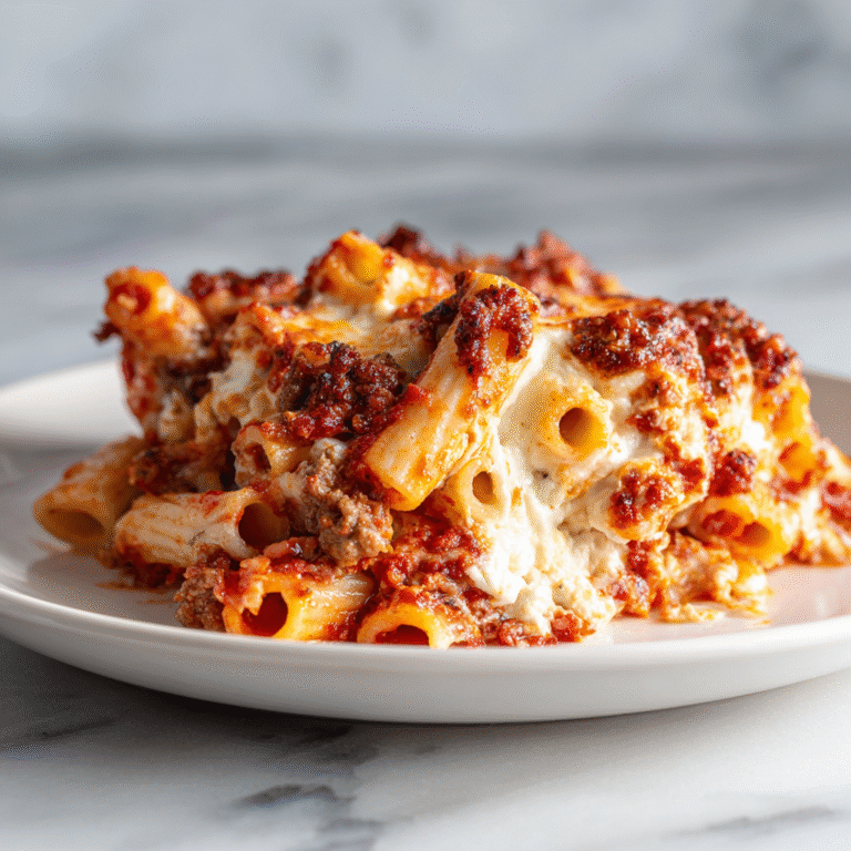 Cheesy Ziti Casserole