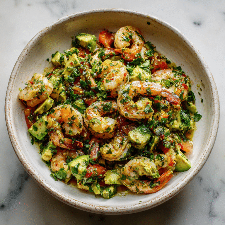 Zesty Lime Shrimp and Avocado Salad