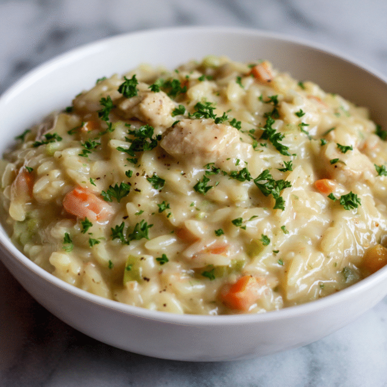 Cozy Chicken Pot Pie Orzo