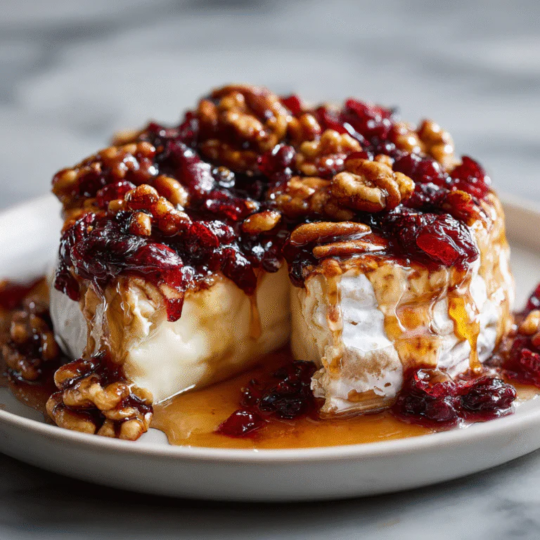 Cranberry Pecan Baked Brie