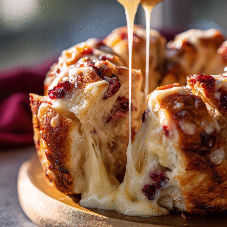 Cranberry Brie Pull-Apart Bread