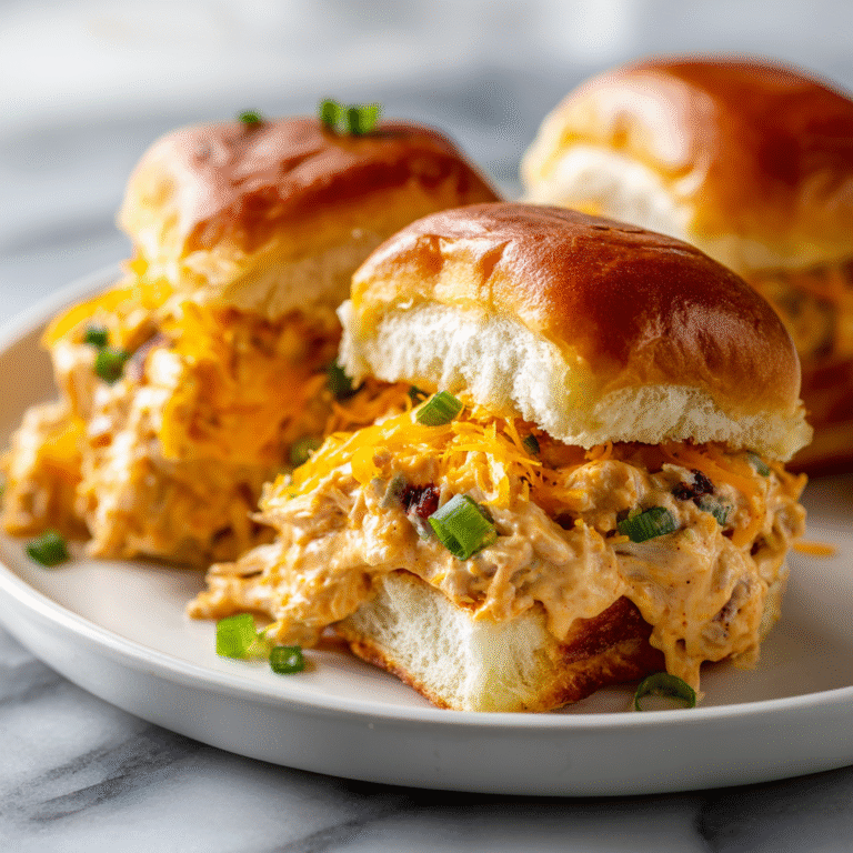 Easy Crack Chicken Sliders