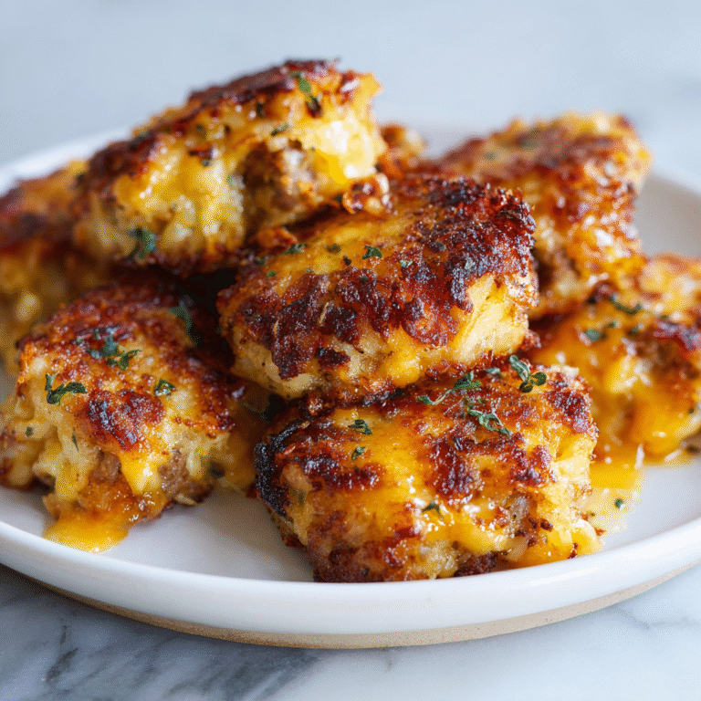 Crispy Hashbrown and Sausage Bites