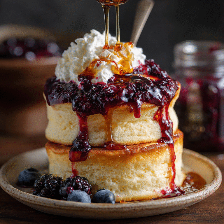 Fluffy Japanese Souffle Pancakes